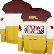 '47 Men's '47 Burgundy/Gold Washington Commanders Breeze Maximalist Sweatshirt