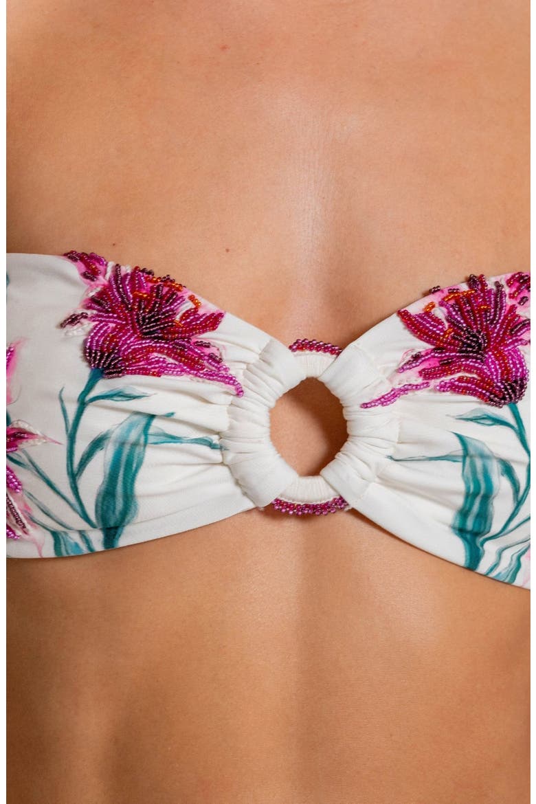 Bandeau Bikini Top, Alternate, color, MULTI