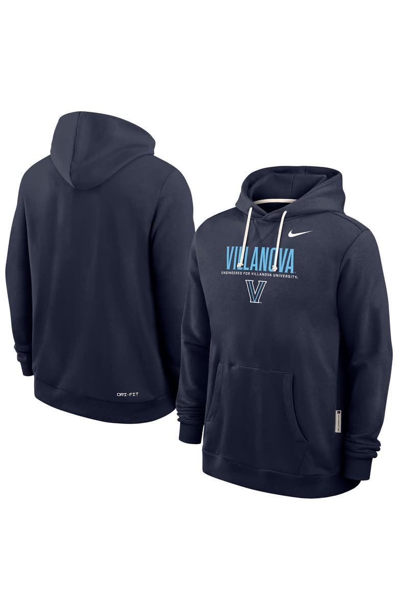 Nike Men's Nike Navy Villanova Wildcats 2025 Sideline Standard Issue Dri-FIT Hoodie, Main, color, 