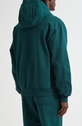 Embroidered Diamond Logo Patch Hoodie