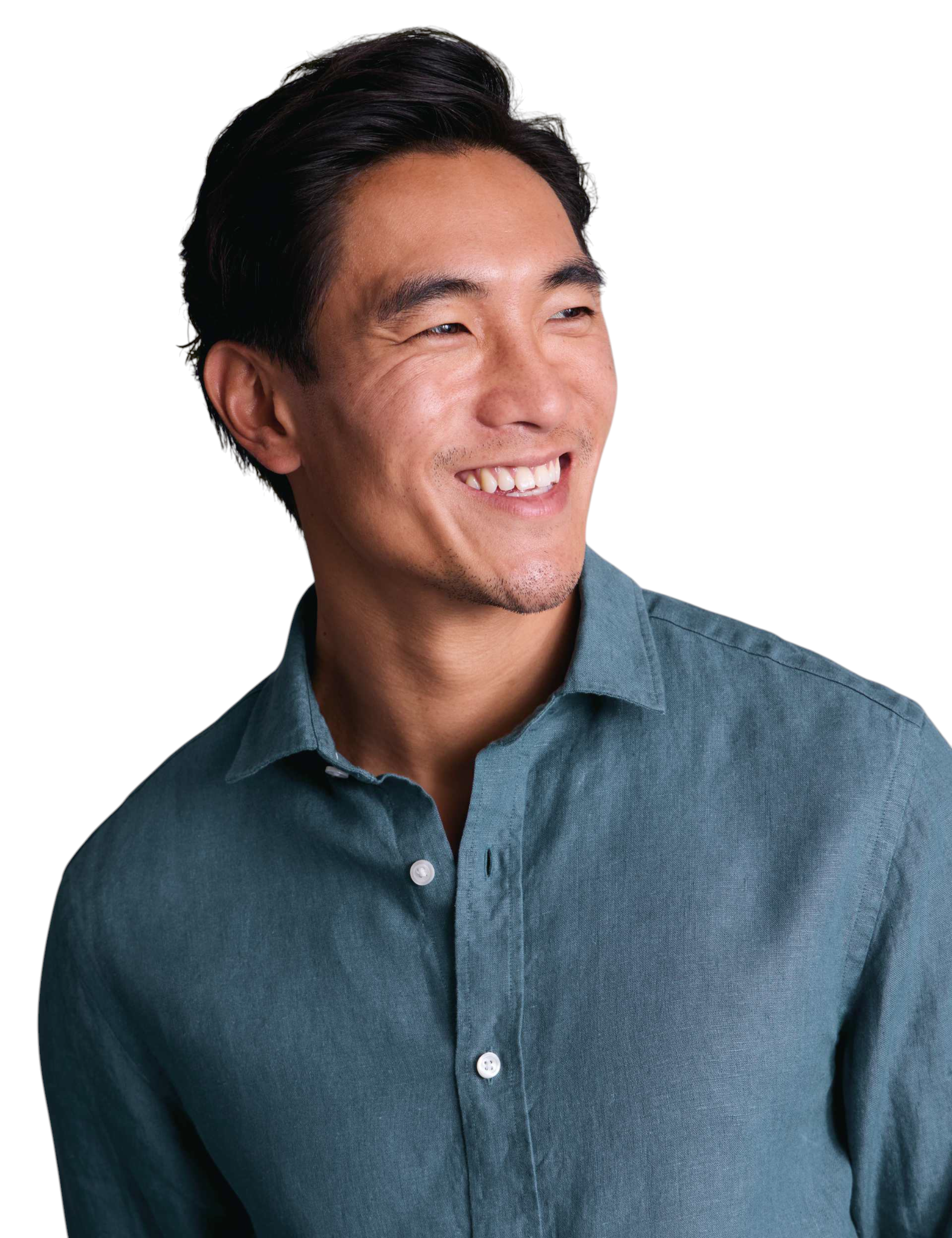 Charles Tyrwhitt Plain Pure Linen Shirt — фото 2