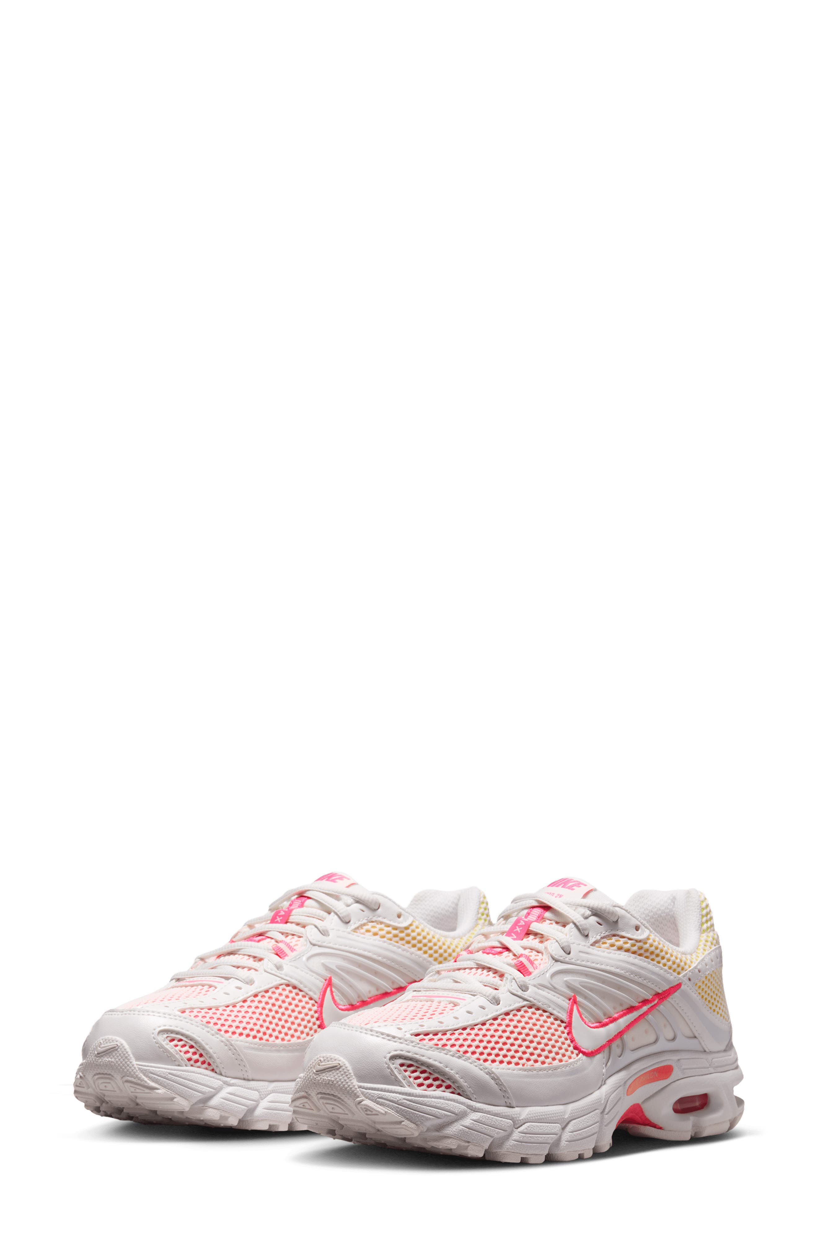 Air Max Moto 2K Running Shoe, Main, color, WHITE/ PINK/ ORANGE/ WHITE