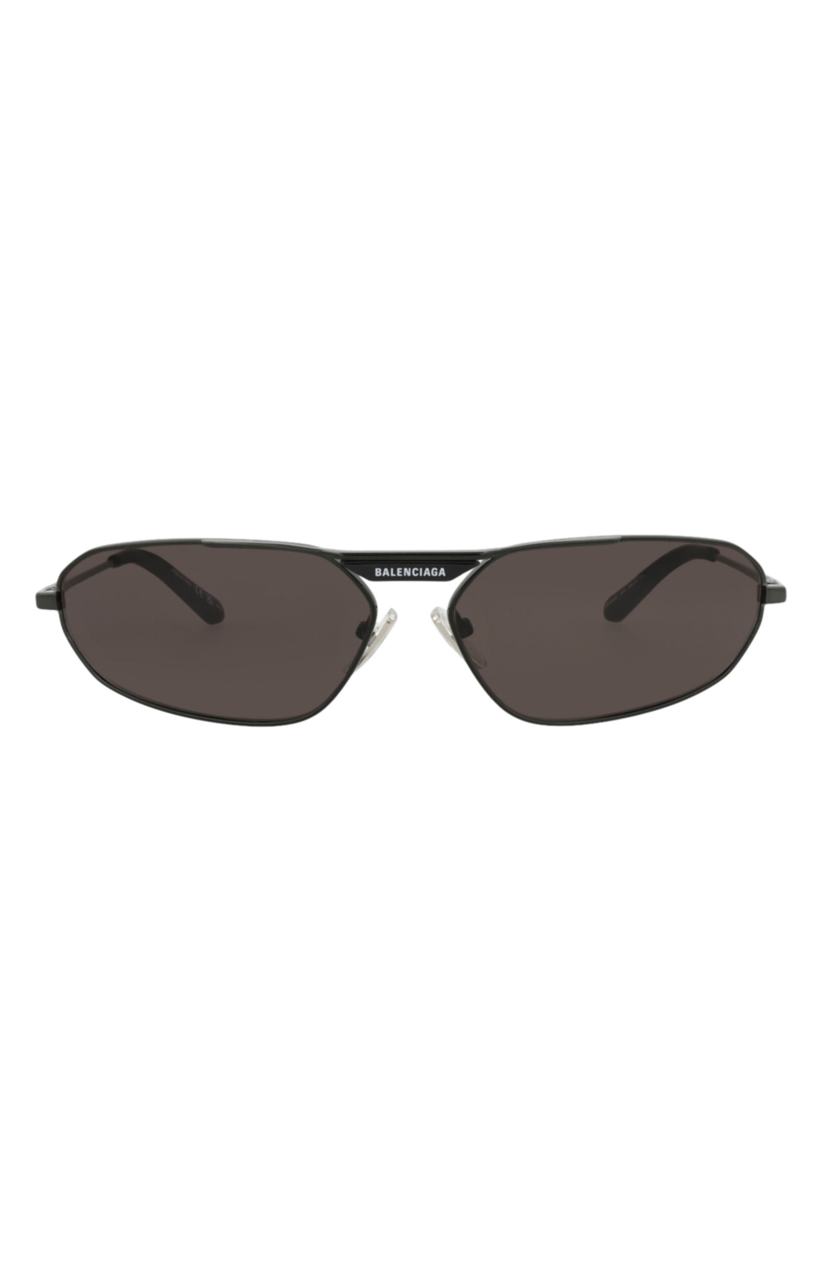 Balenciaga 64mm Rectangle Sunglasses