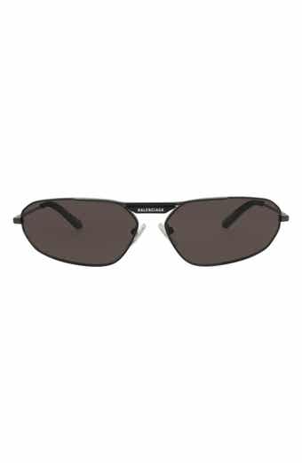 Balenciaga 64mm Rectangle Sunglasses