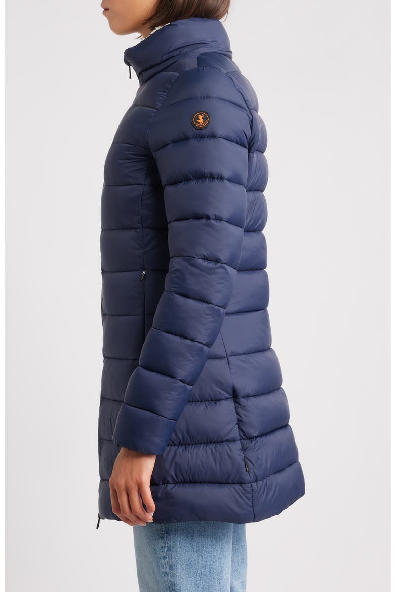 Joanne Quilted Water Repellent Puffer Jacket, Alternate, color, NAVY BLUE