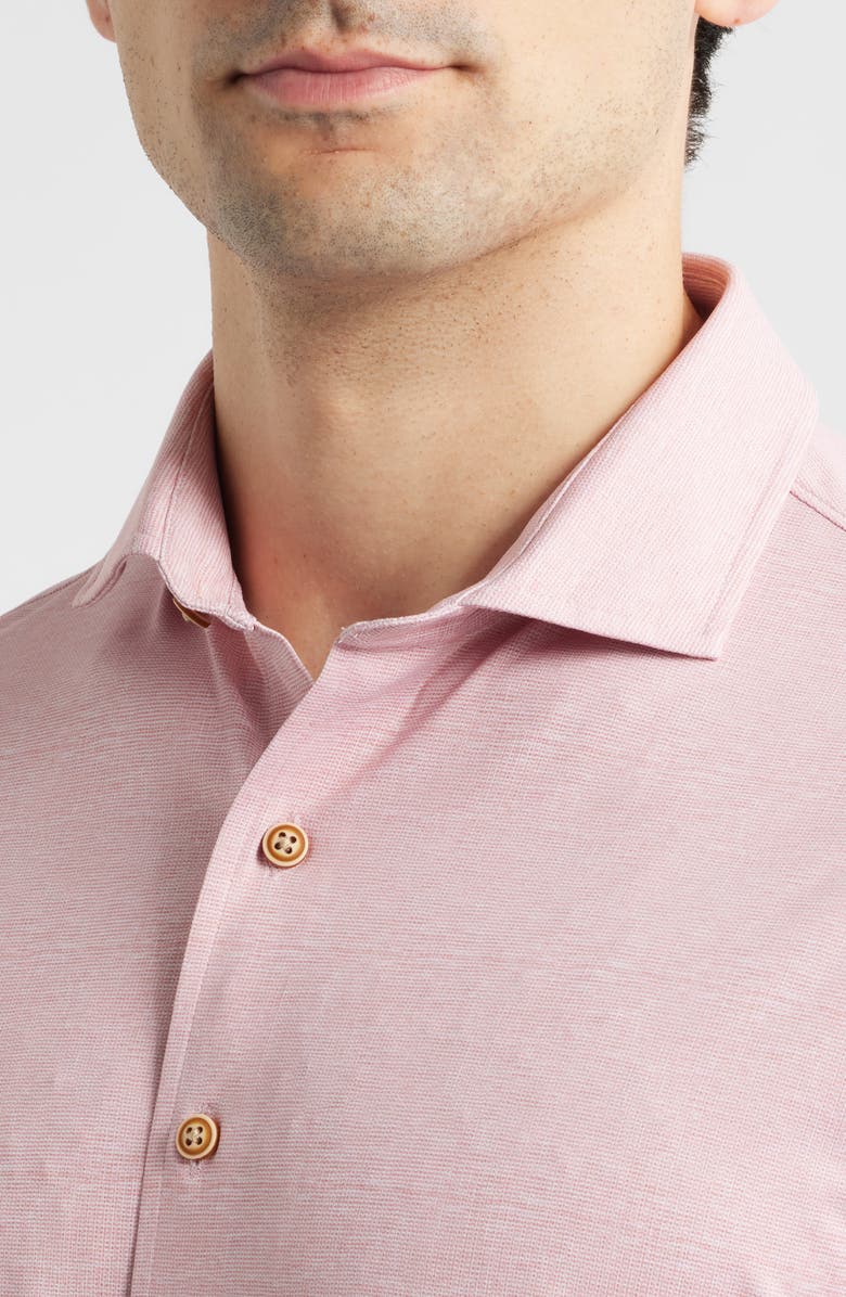 johnnie-O Breck Hangin’ Out Knit Short Sleeve Button-Up Shirt, Alternate, color,