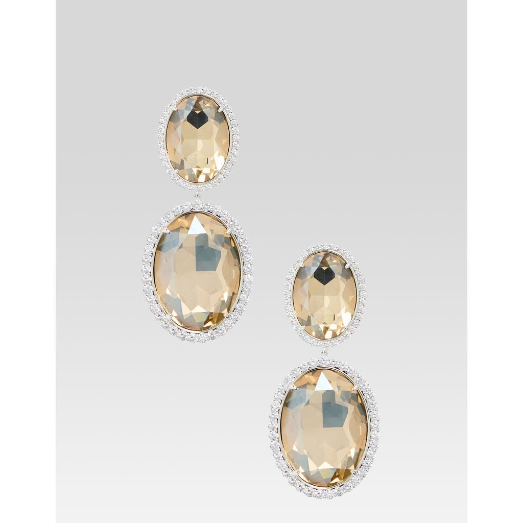 Retroféte Retrofête Hilma Gemstone Drop Earrings In Gold