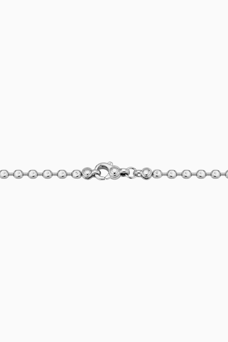 Mens Axis Bead Bracelet in Sterling Silver, Alternate, color, Silver