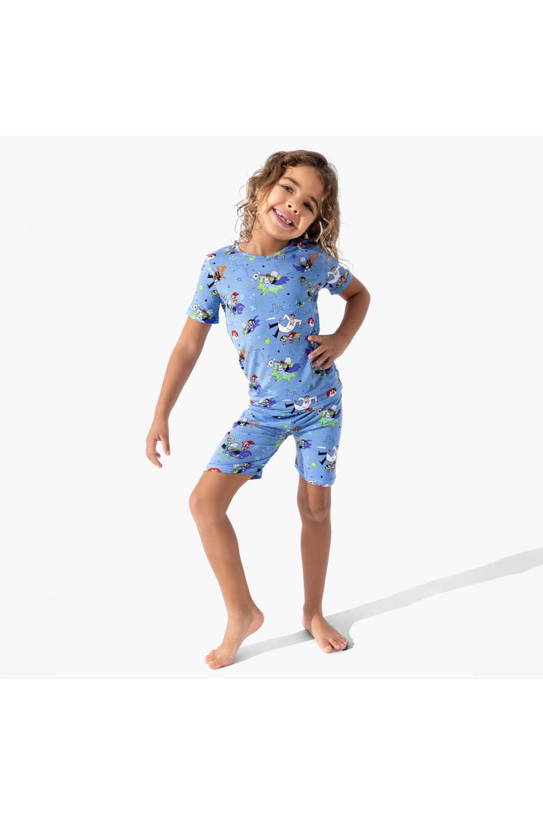 Powerpuff Girls Mojo Jojo Showdown Kids 2-Piece Short Sleeve & Shorts Pajama Set, Alternate, color, Powerpuff Mojo Jojo Showdown