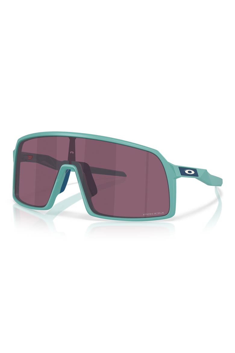 Sutro 137mm Prizm™ Wrap Shield Sunglasses, Alternate, color, MATTE PACIFIC/PRIZM ROAD BLACK