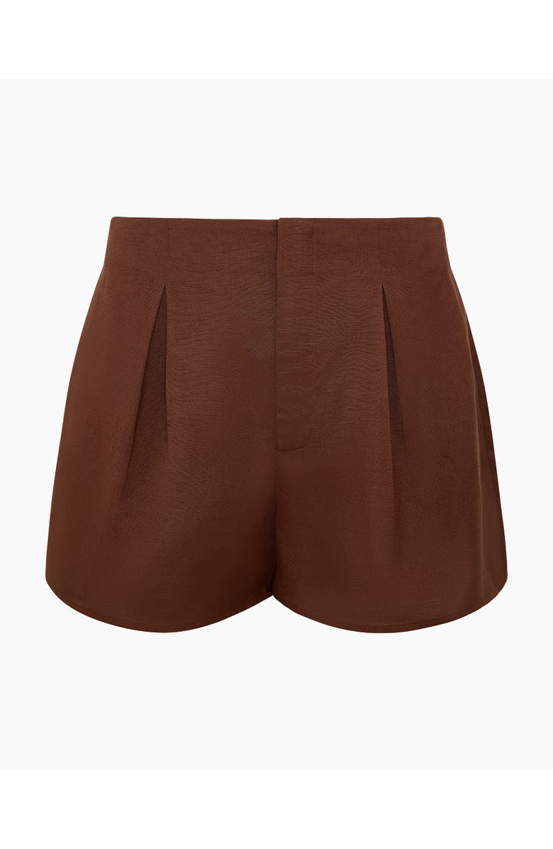 Onia Air Linen Wide Leg Short, Alternate, color, Brown