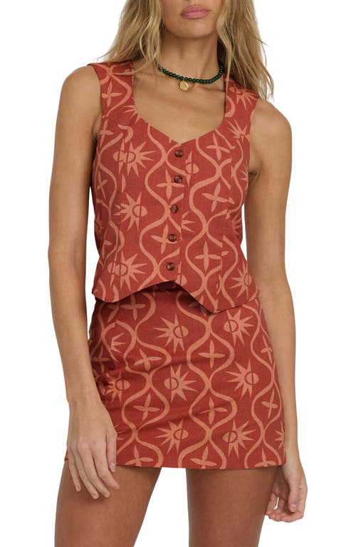 Billabong Sunny Waves Vest In Multi