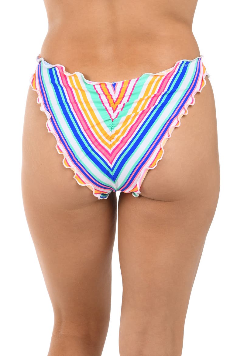Shore Merrow Hipster Bikini Bottoms, Alternate, color, WHITE MULTI