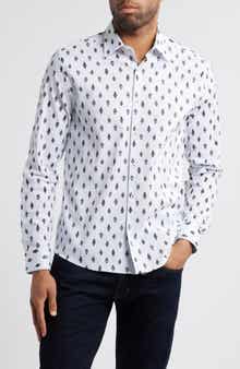 Stone Rose Chandelier Print Button-Up Shirt