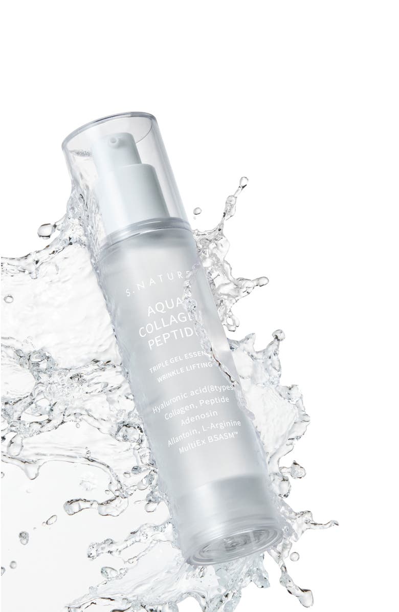 S.NATURE AQUA COLLAGEN PEPTIDE TRIPLE GEL ESSENCE, 50ml, Alternate, color, 