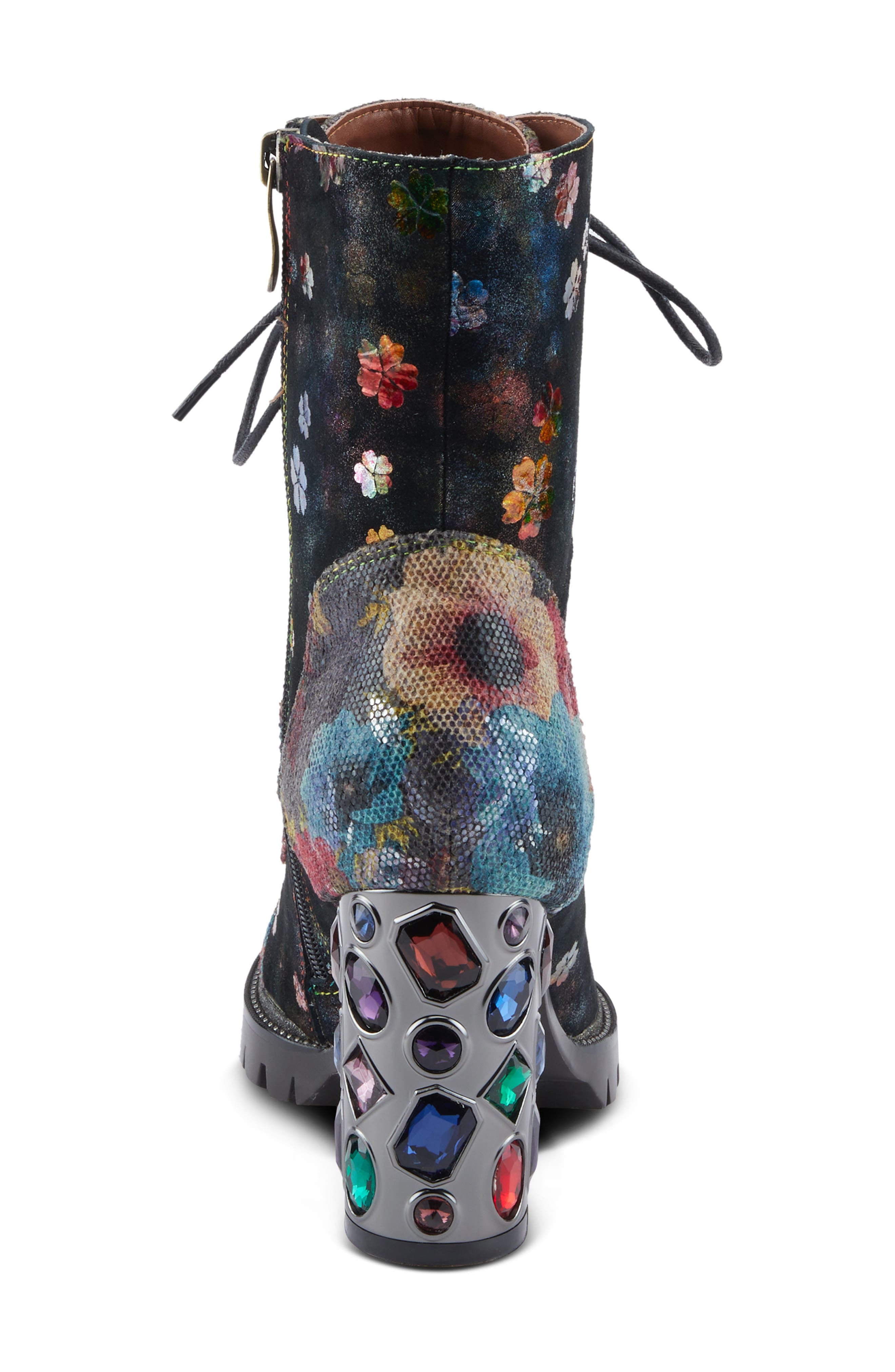 L'Artiste by Spring Step Flutterback Block Heel Bootie, Alternate, color, 