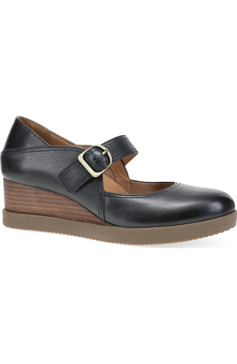 Dansko Sandy Waterproof Mary Jane Platform Wedge Pump, Main, color,