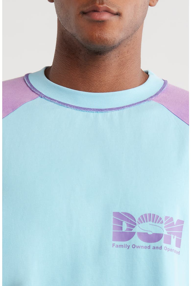 Family Business Cotton Graphic T-Shirt, Alternate, color, PURPLE/ BLUE