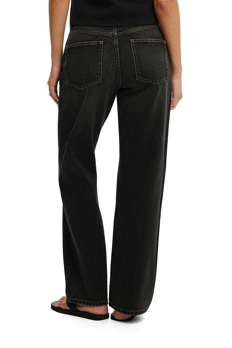 Straight Leg Jeans, Alternate, color, UNDONE BLACK