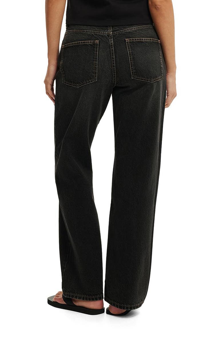 Cotton On Straight Leg Jeans, Alternate, color, Undone Black