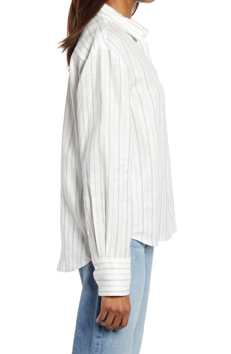 Reformation Preston Button-Up Blouse, Alternate, color,