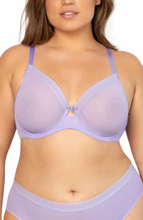 Sheer Mesh Underwire Unlined Bra