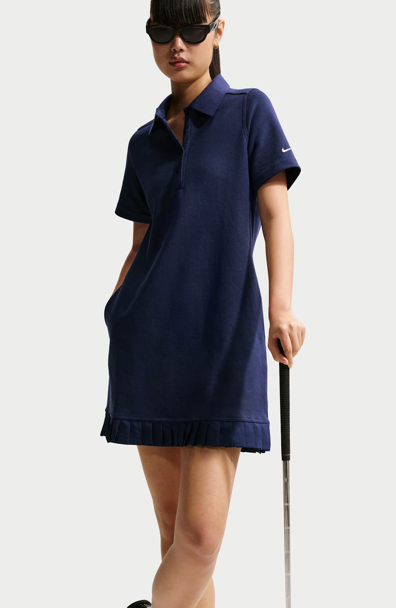Nike Dri-FIT Polo Golf Dress, Alternate, color, Midnight Navy/Sail