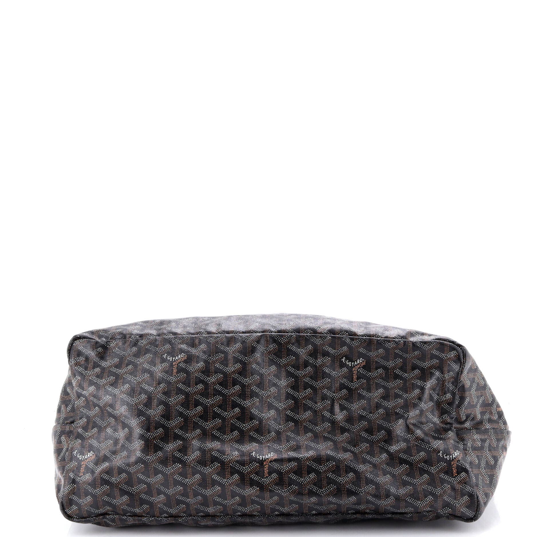 Pre-Owned Goyard Saint Louis Tote Coated Canvas GM, Alternate, color, Black