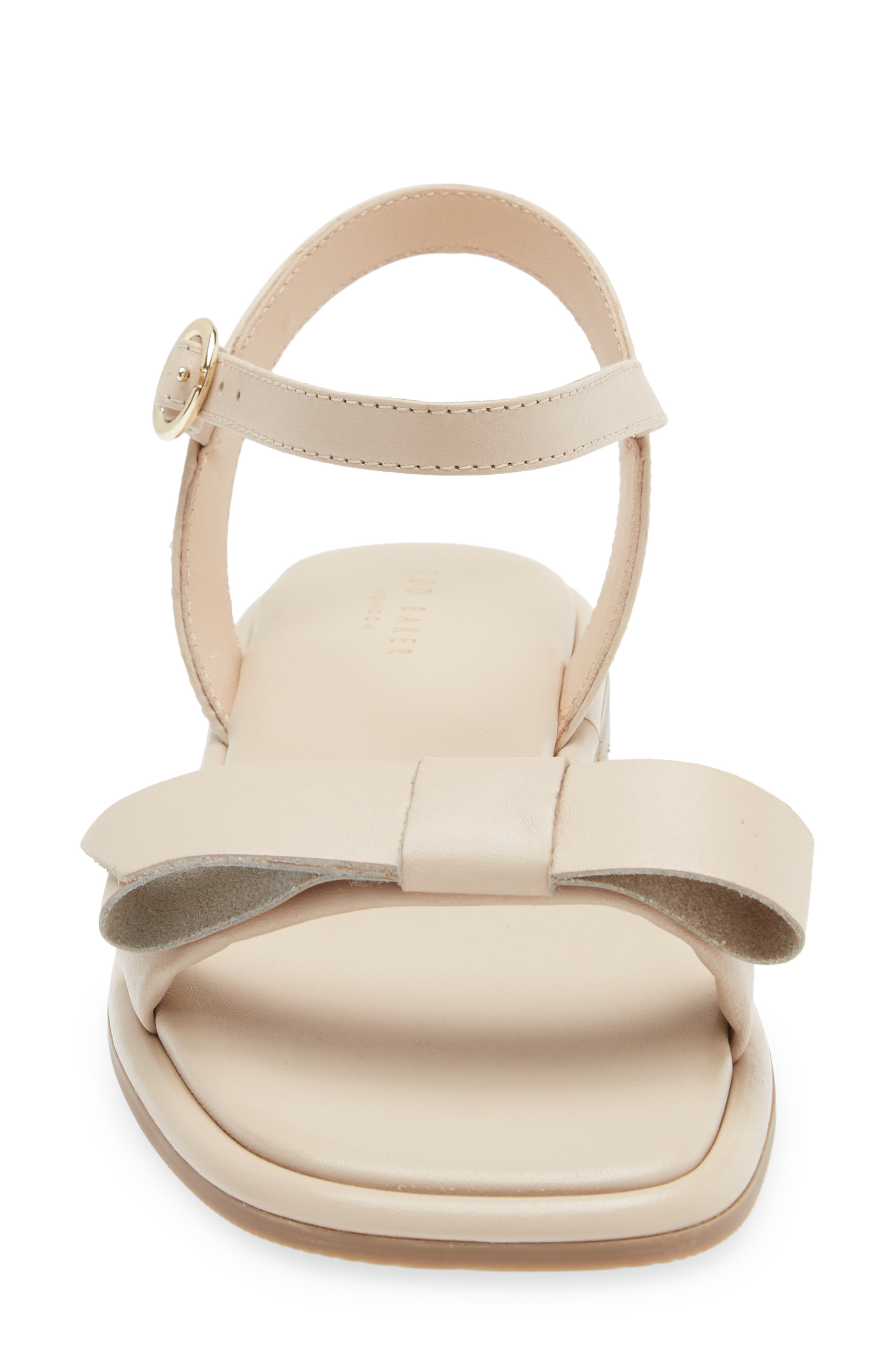 Ted Baker London Yaleapp Bow Flat Sandal, Alternate, color, 