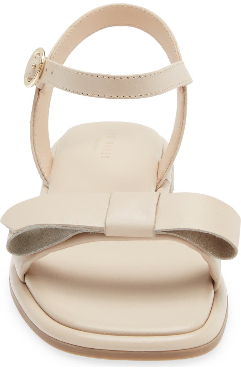 Ted Baker London Yaleapp Bow Flat Sandal, Alternate, color,