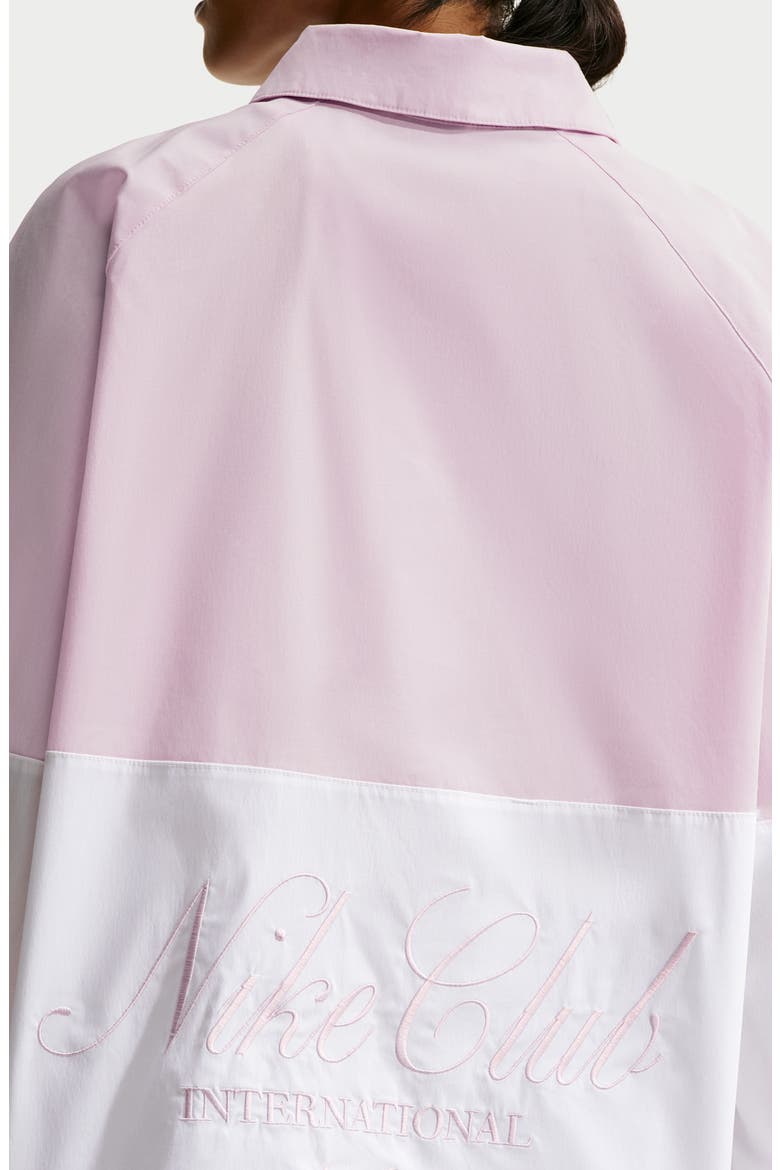 Half Zip Windbreaker, Alternate, color, BLEACHED LILAC/ WHITE/ WHITE