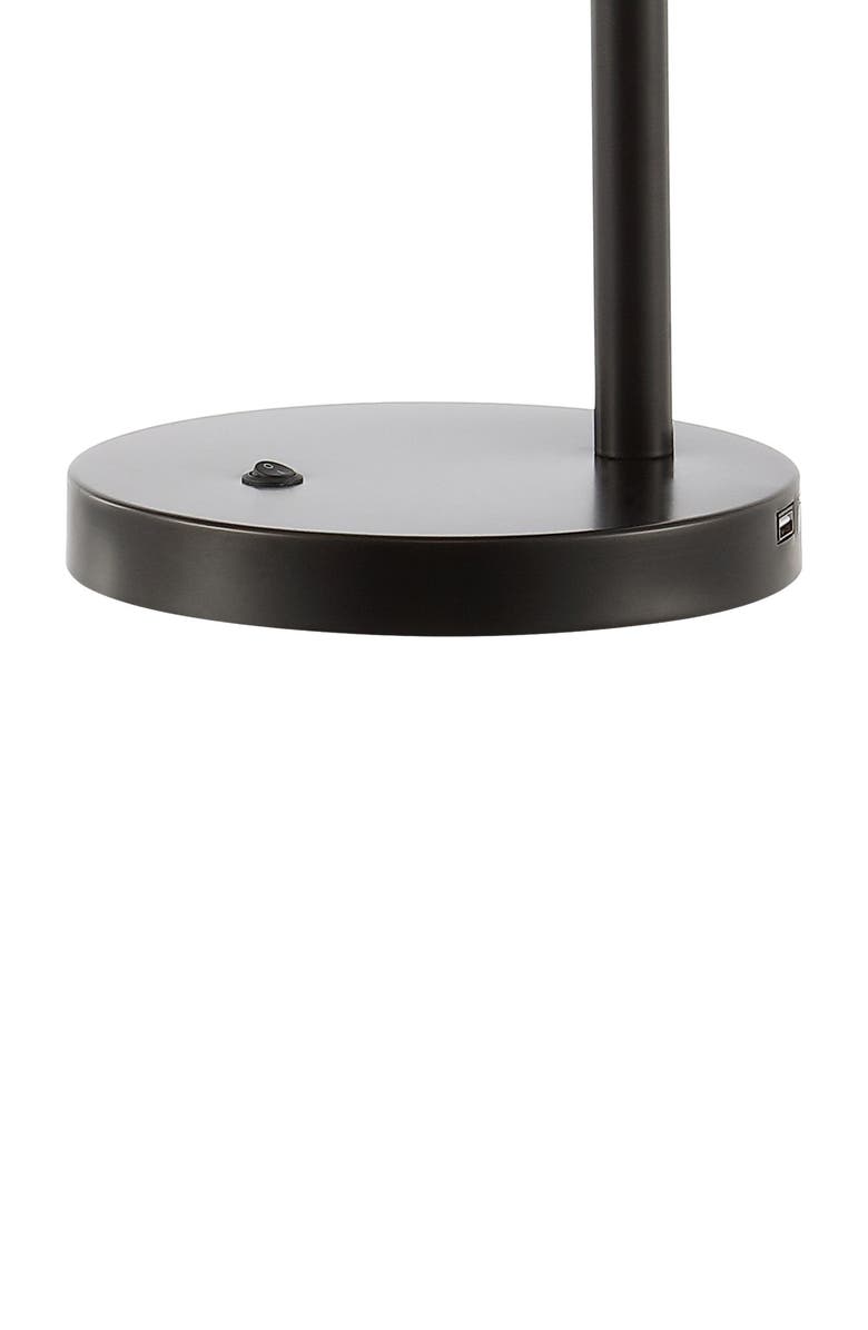 JONATHAN Y Troy 24" Classic Contemporary Iron LED Task Lamp with USB Charging Port, Oil Rubbed Bronze, Alternate, color, Oil Rubbed Bronze