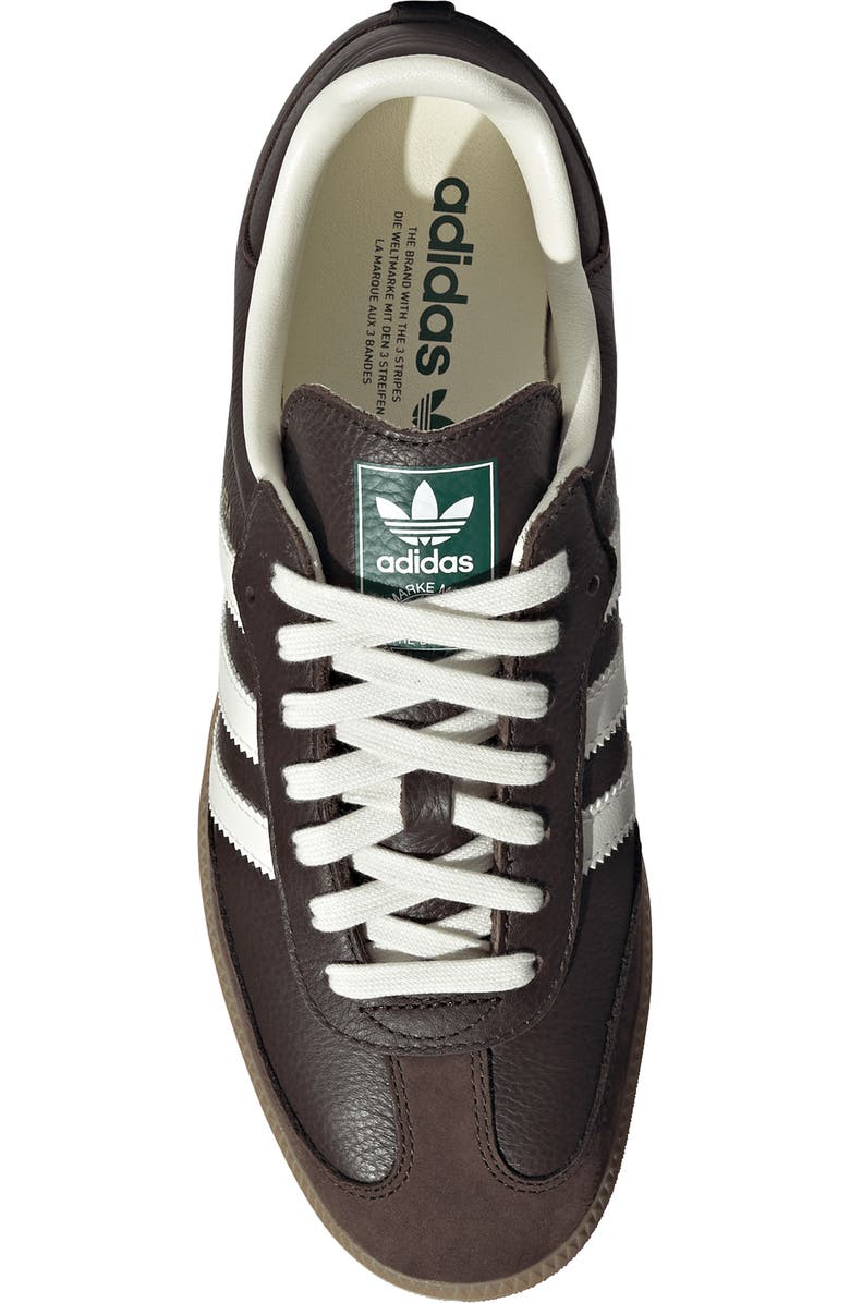 adidas Samba OG Sneaker, Alternate, color, Dark Brown/ Off White/ Gum