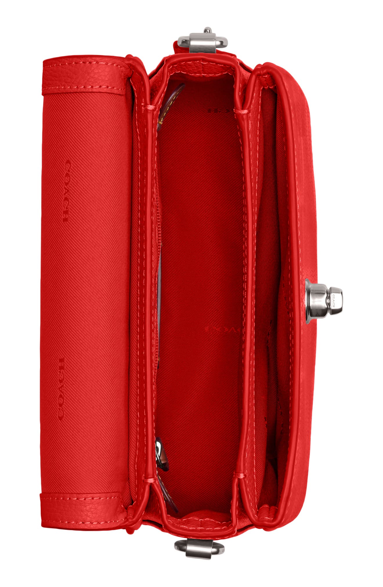 COACH Cassie 19 Heart Strap Leather Crossbody Bag, Alternate, color, 