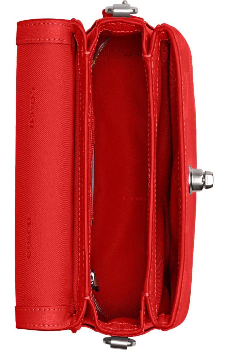 COACH Cassie 19 Heart Strap Leather Crossbody Bag, Alternate, color,