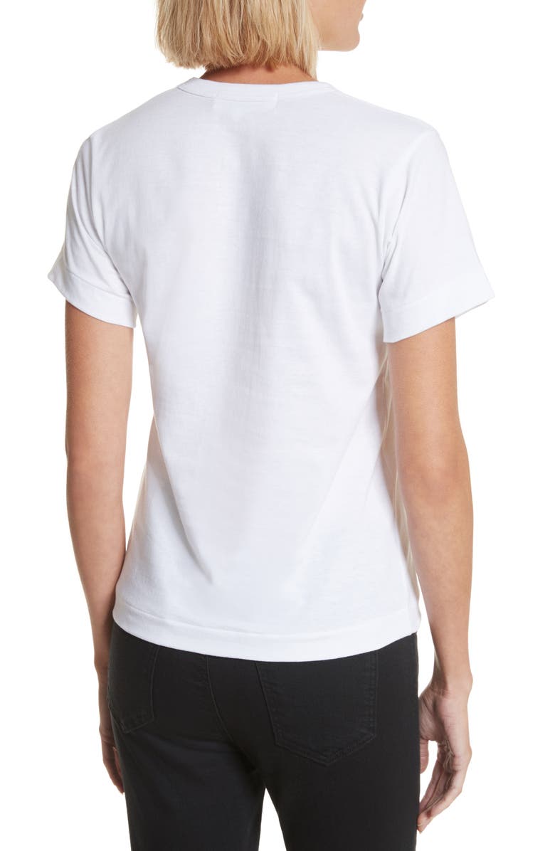 Comme des Garçons PLAY Heart Tee, Alternate, color, 