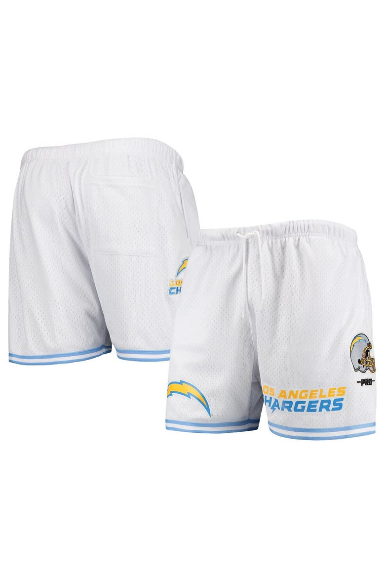 Men's Pro Standard White Los Angeles Chargers Mesh Shorts, Main, color, White
