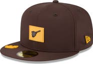 New Era Men's New Era  Brown San Diego Padres 2026 Clubhouse Alternate 59FIFTY Fitted Hat