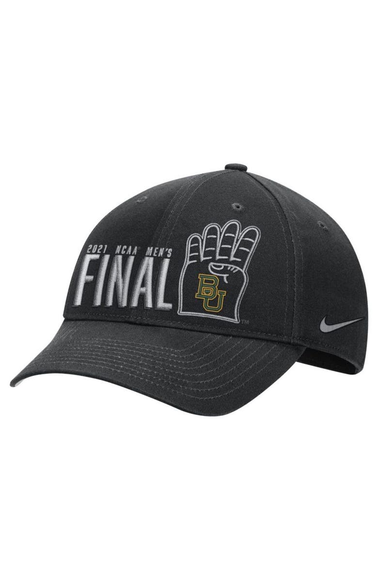 Nike Men's Nike Black Baylor Bears 2021 NCAA Men's Basketball Tournament March Madness Final Four Bound L91 Adjustable Hat, Main, color, 