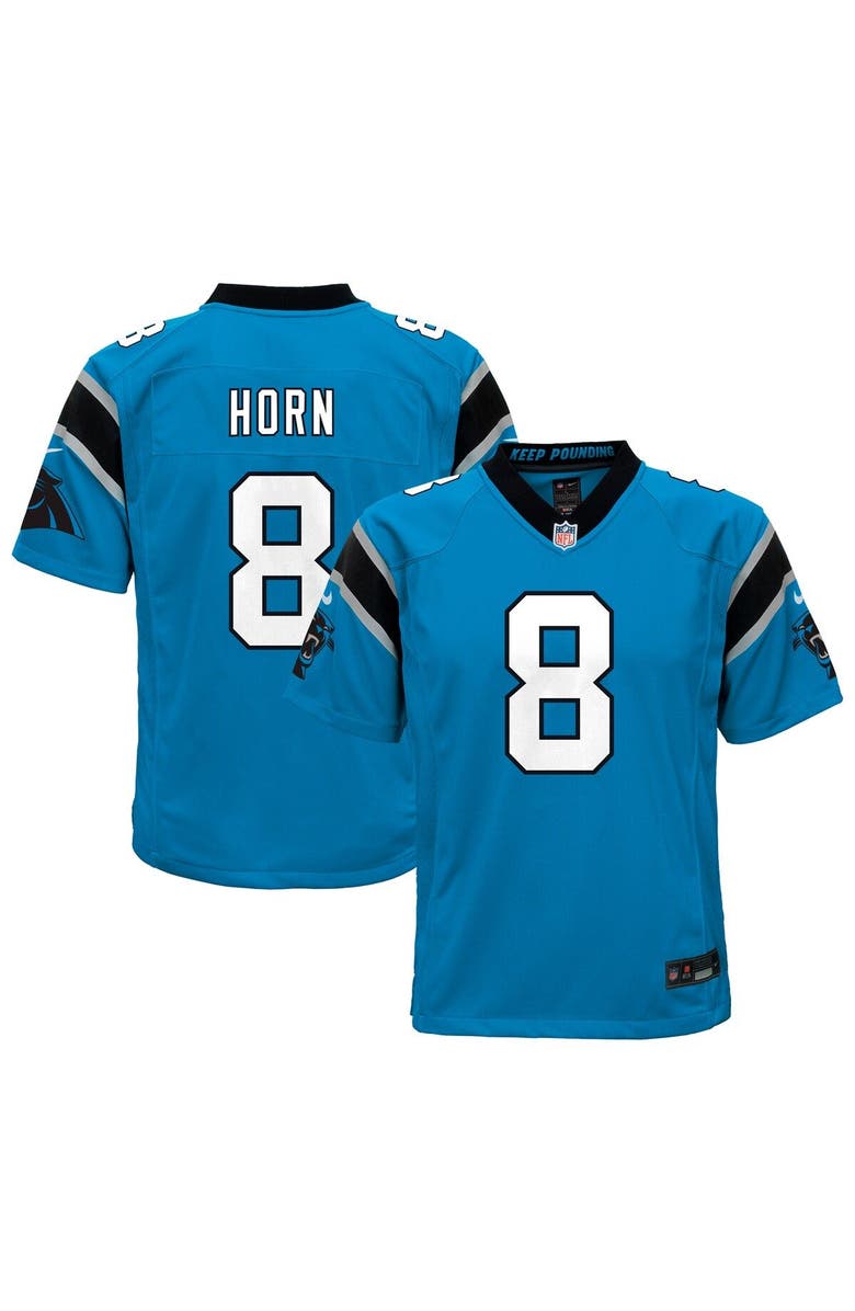 Nike Youth Nike Jaycee Horn Blue Carolina Panthers Game Jersey, Main, color, Blue