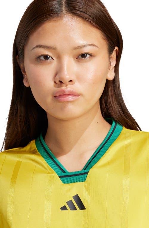 Adidas Originals Adidas Tiro Nations Pack Oversize T-shirt In Yellow