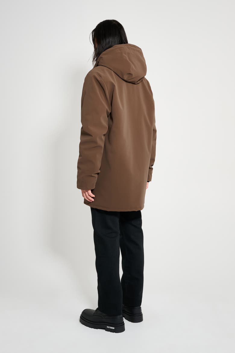 Stockholm Matte Winter Coat, Alternate, color, Dark Brown