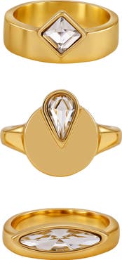 Vince Camuto Trio Assorted 3-Pack Ring Set