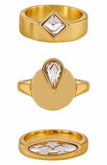 Vince Camuto Trio Assorted 3-Pack Ring Set
