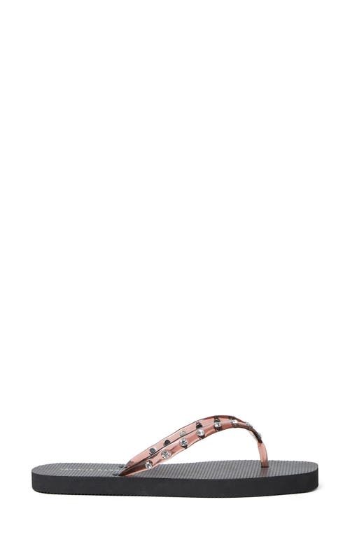 Loeffler Randall Taryn Jelly Flip Flop In Black