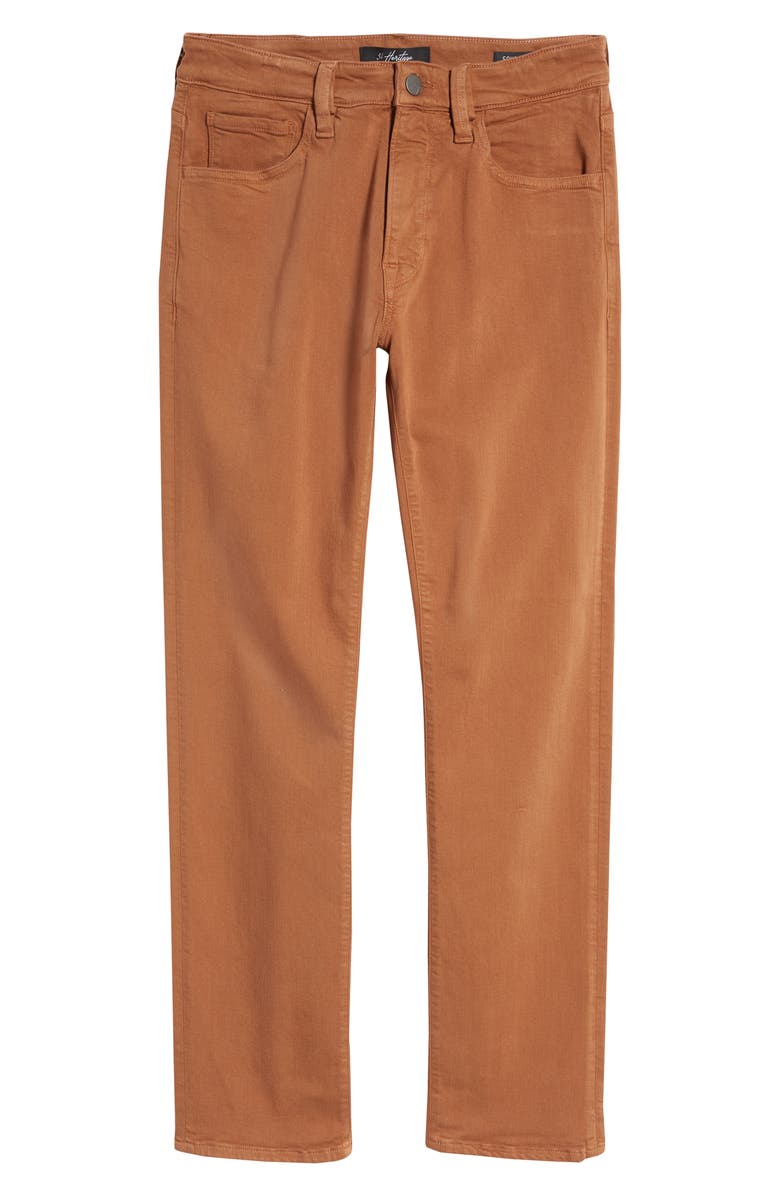 34 Heritage Courage Slim Straight Jeans, Alternate, color, Toffee Comfort