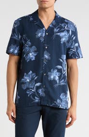 Ted Baker Floral Short Sleeve Button-Up Shirt