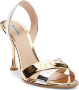 BETZÁBE Pauline Metallic Slingback Sandal