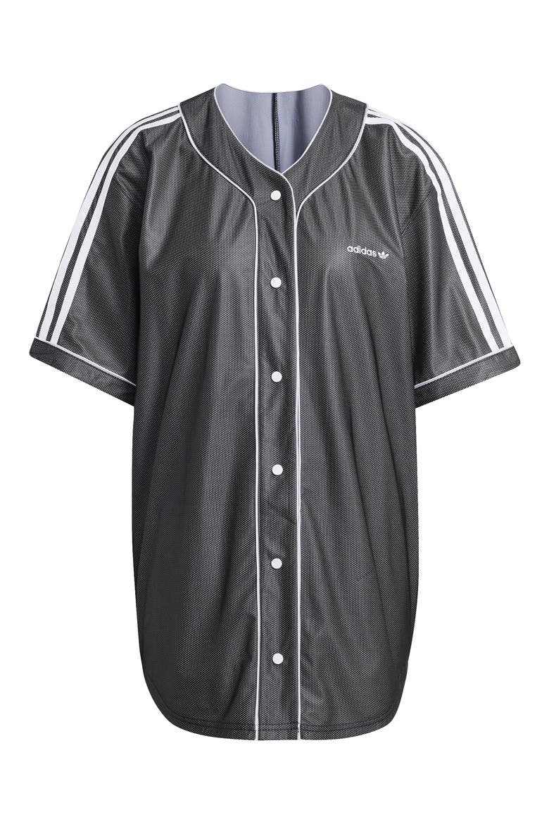 Baseball Oversize Shirt, Alternate, color, BLACK
