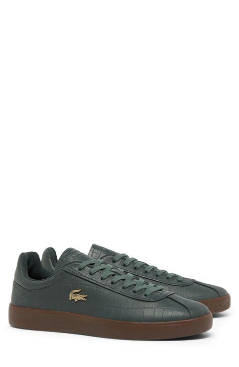 Baseshot Croc Debossed Low Top Sneaker (Men)